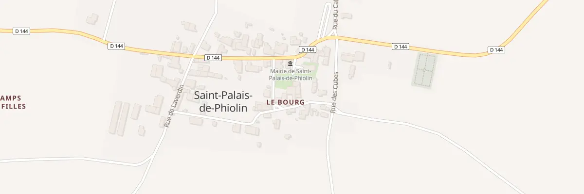Plan du 6 Rue des Ecoles à Saint-Palais-de-Phiolin