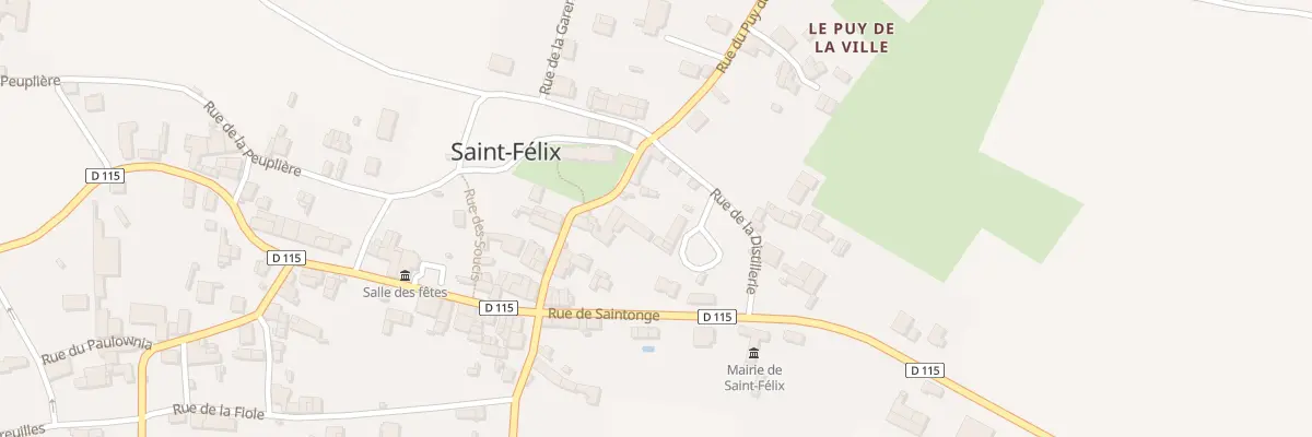 Plan du 12 Rue du Puy de la Ville à Saint-Félix