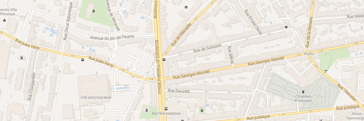 Plan du 88 Rue de Soissons à Bordeaux
