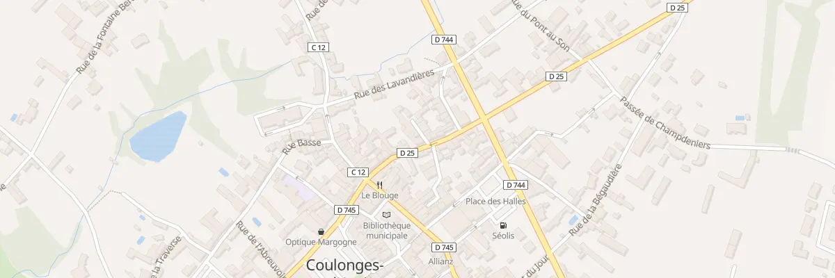 Plan du 15 Rue de Parthenay à Coulonges-sur-l’Autize