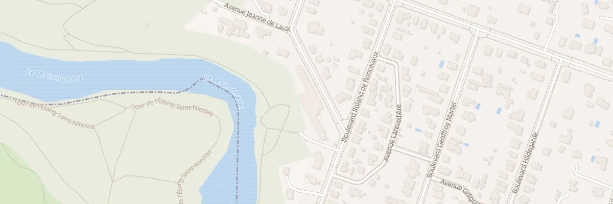 Plan du 24 Av Jeanne de Laval à Avrillé