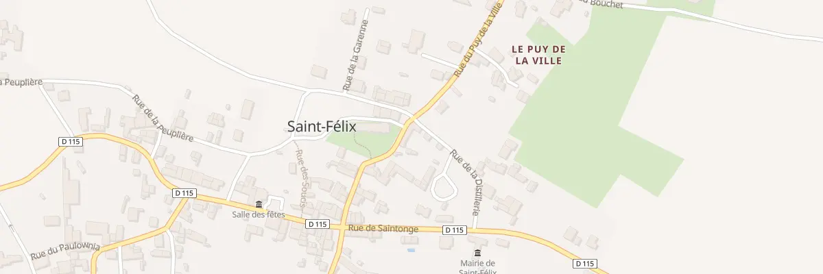 Plan du 14 Rue du Puy de la Ville à Saint-Félix