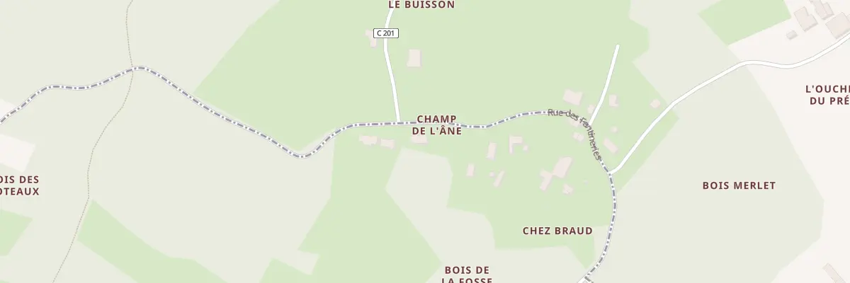 Plan du 12 Rue des Fantineries à Fenioux