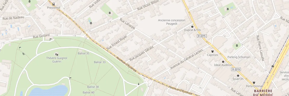 Plan du 43B Rue Jacques Gérald au Bouscat