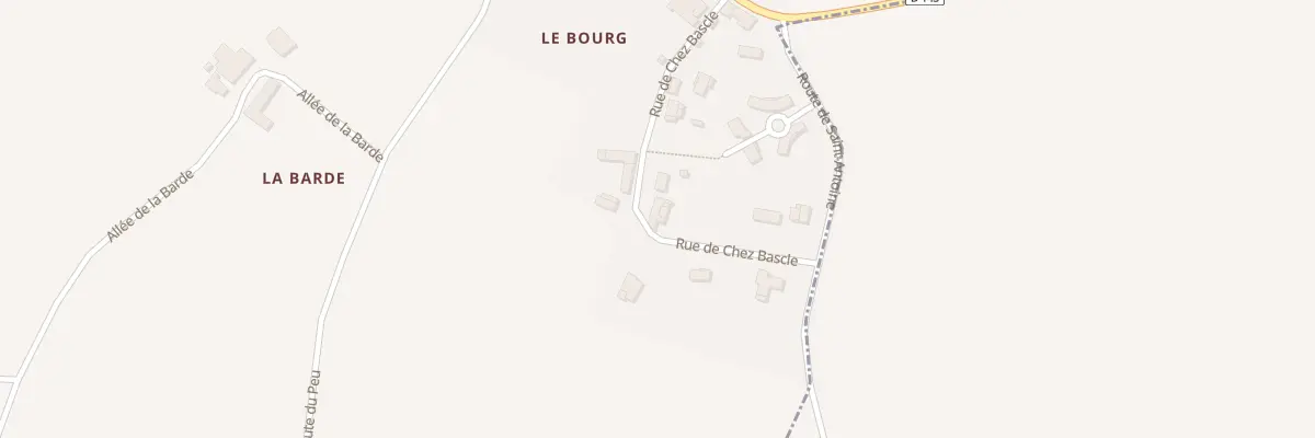 Plan du 11 Rue de Chez Bascle à Bois