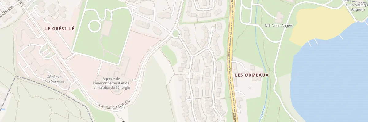 Plan du 12 Sq de la Chouanière à Angers