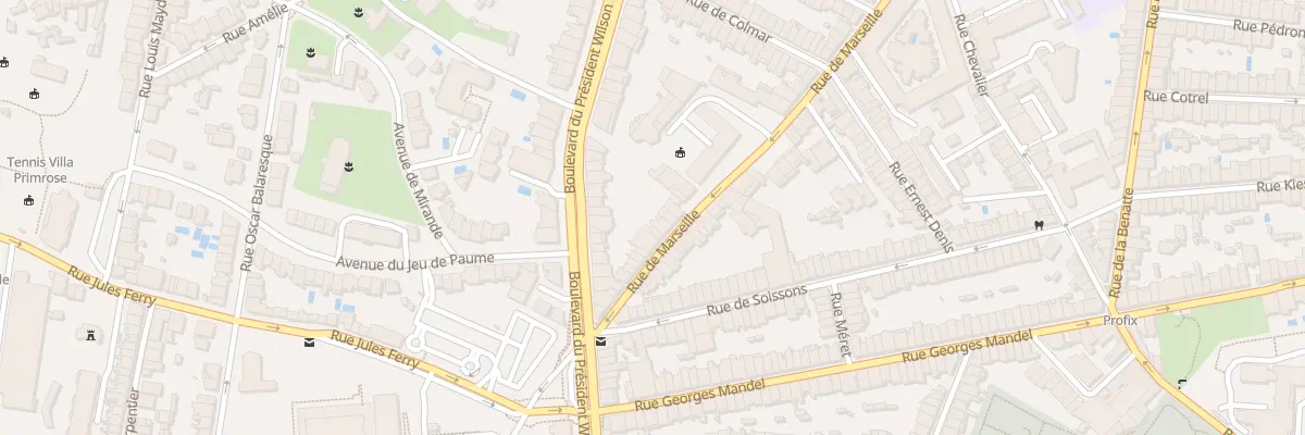 Plan du 69 Rue de Marseille à Bordeaux