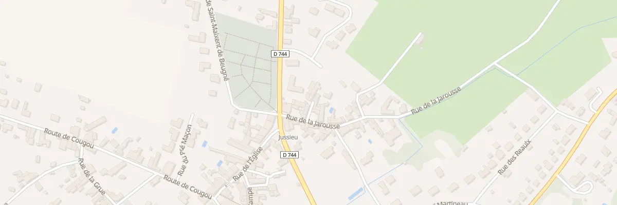 Plan du 9 Rue de la Jarousse à Coulonges-sur-l’Autize