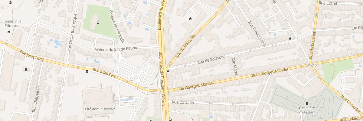Plan du 87 Rue de Soissons à Bordeaux