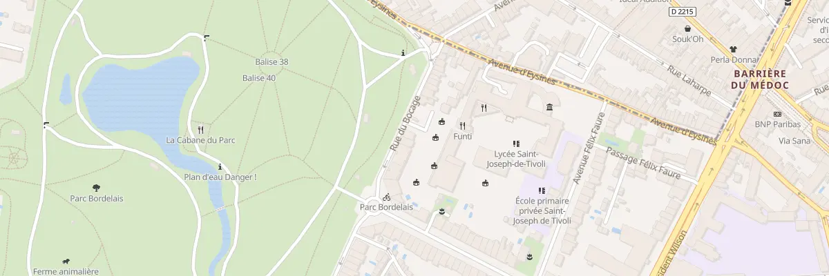 Plan du 42 Rue du Bocage à Bordeaux