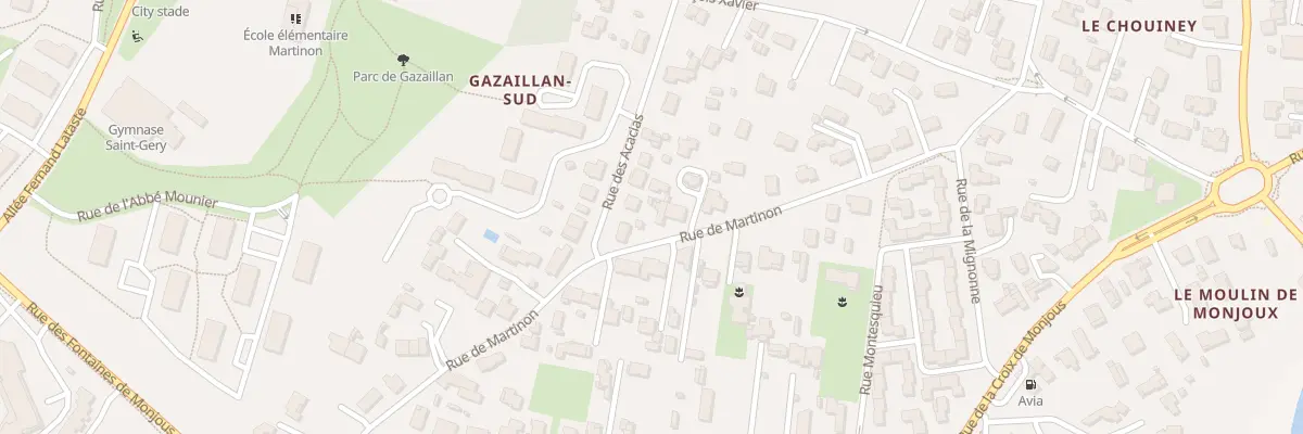 Plan du 24 Rue de Martinon à Gradignan