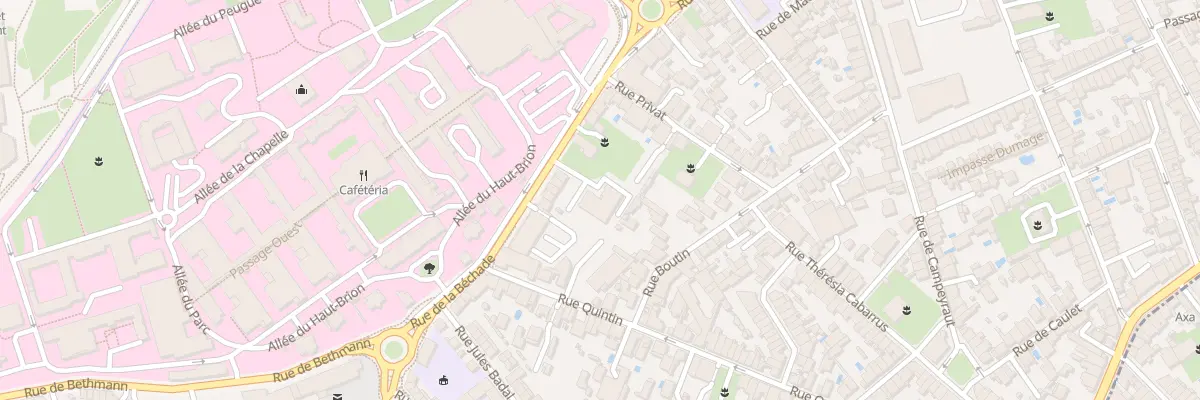 Plan du 82 Rue de la Béchade à Bordeaux
