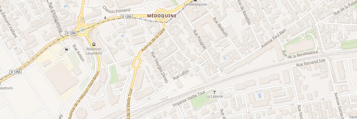 Plan du 25 Rue de la Medoquine à Talence