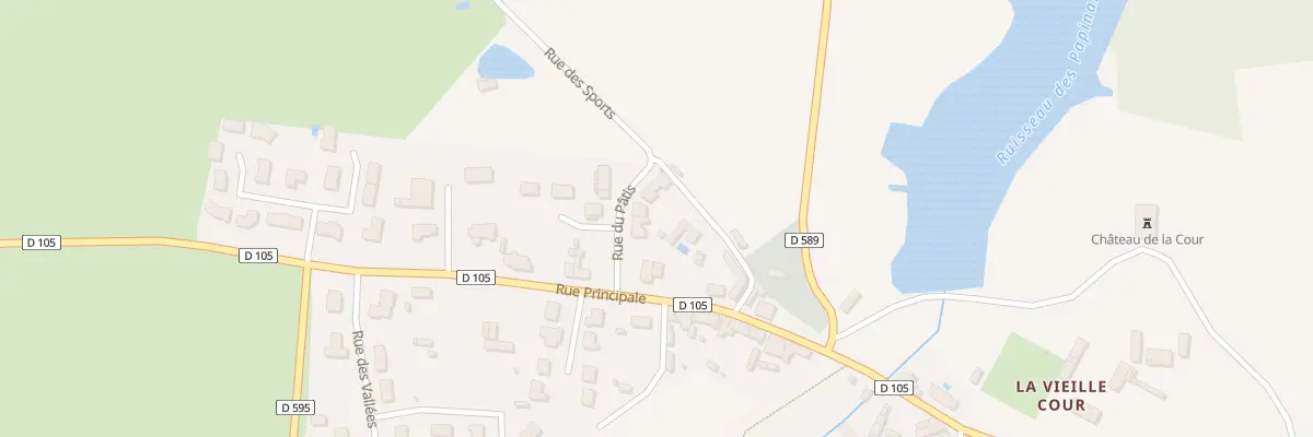 Plan du 4 Rue du Pâtis à Châtelain