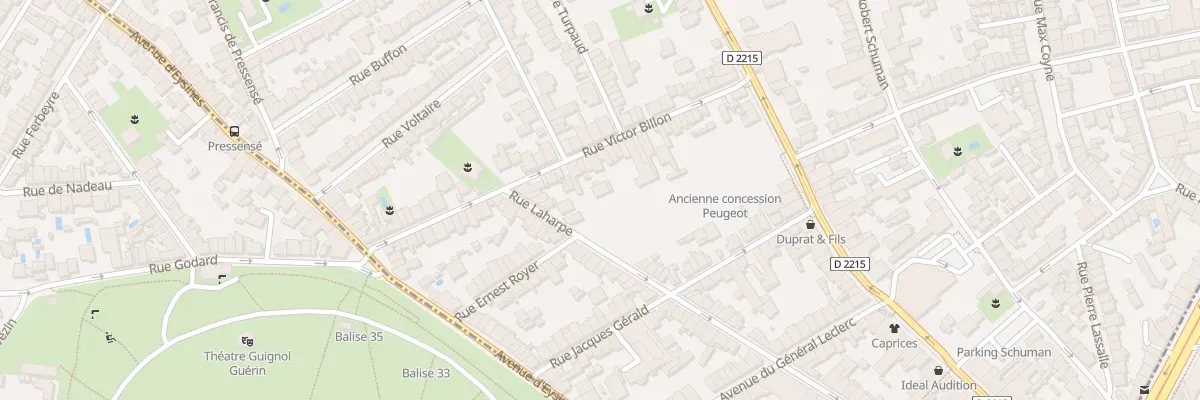 Plan du 107 Rue Laharpe au Bouscat