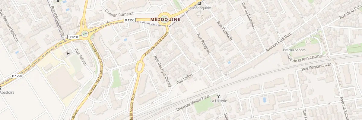 Plan du 21 Rue de la Medoquine à Talence