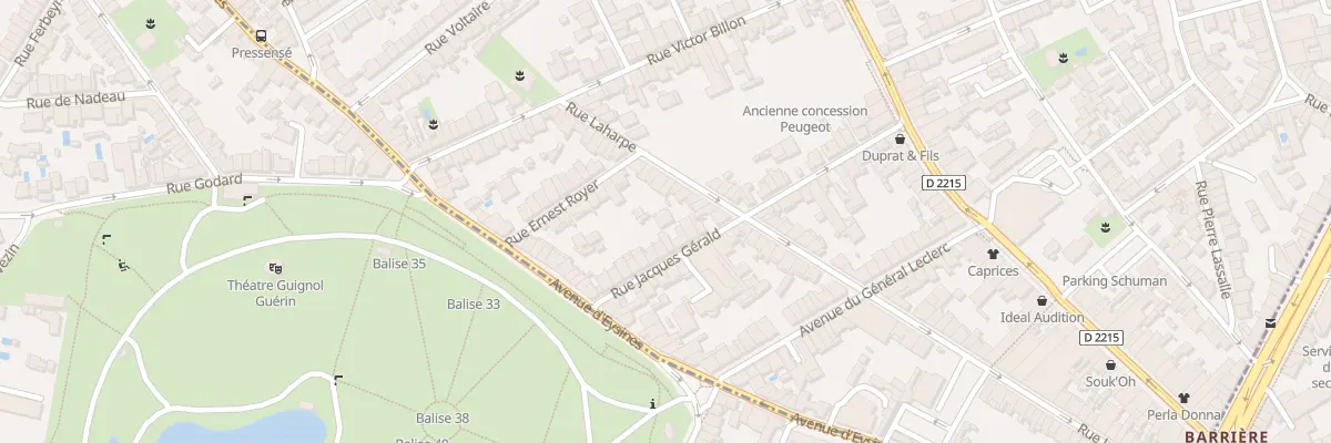 Plan du 45 Rue Jacques Gérald au Bouscat