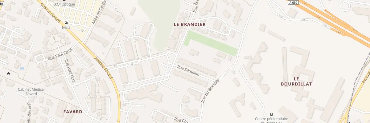 Plan du 5 Rue Sémillon à Gradignan