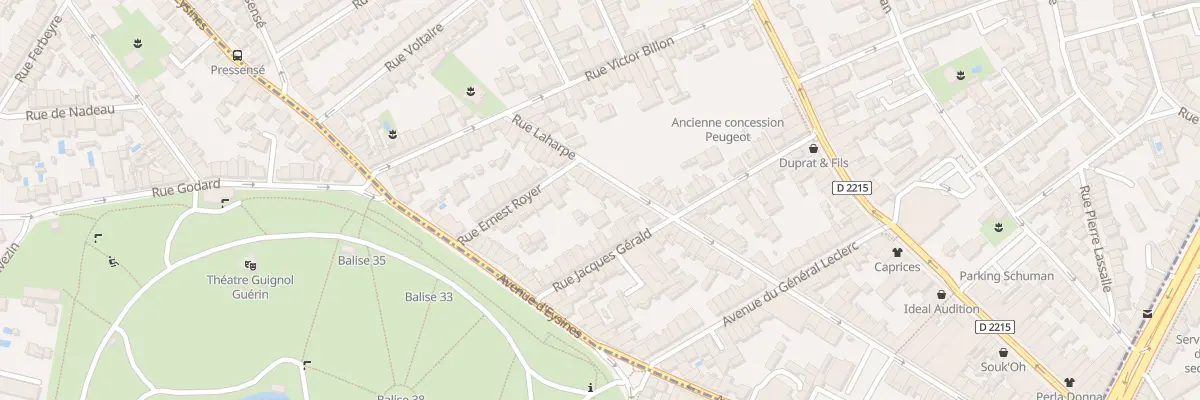 Plan du 100B Rue Laharpe au Bouscat