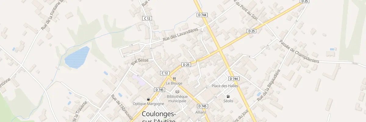 Plan du 11 Rue de Parthenay à Coulonges-sur-l’Autize