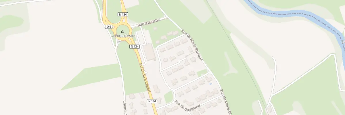 Plan du 1 Imp du Barsaut à Gurmençon