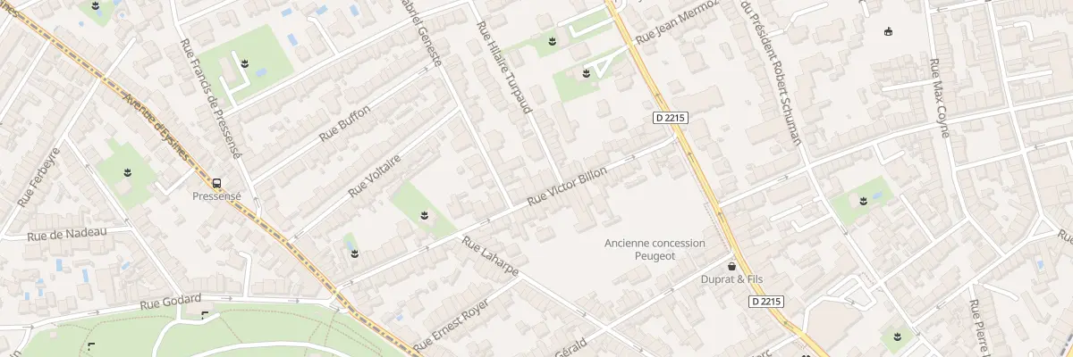 Plan du 25 Rue Victor Billon au Bouscat