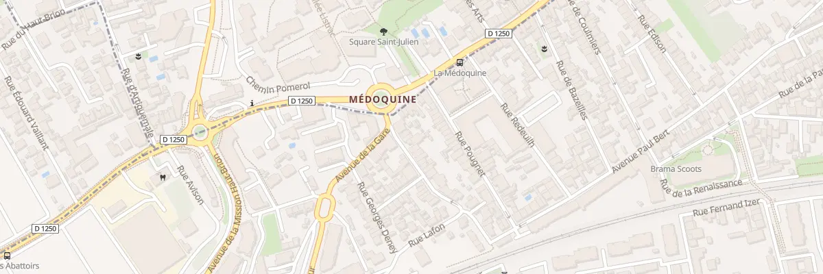 Plan du 12 Rue de la Medoquine à Talence