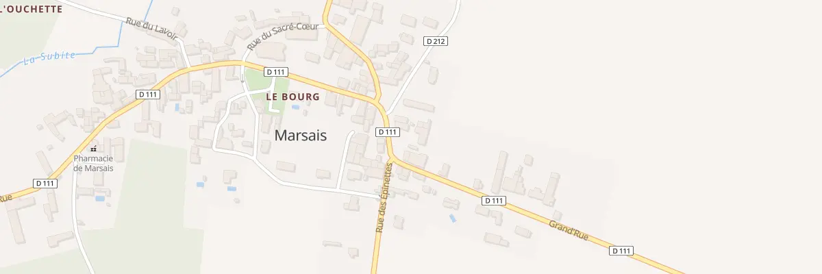 Plan du 55 Gr Grande Rue à Marsais