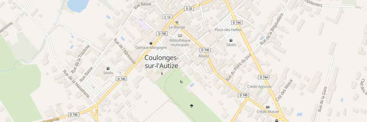 Plan du 16 Rue du Minage à Coulonges-sur-l’Autize