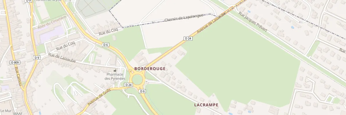 Plan du 54 Av de Lasseube à Oloron-Sainte-Marie