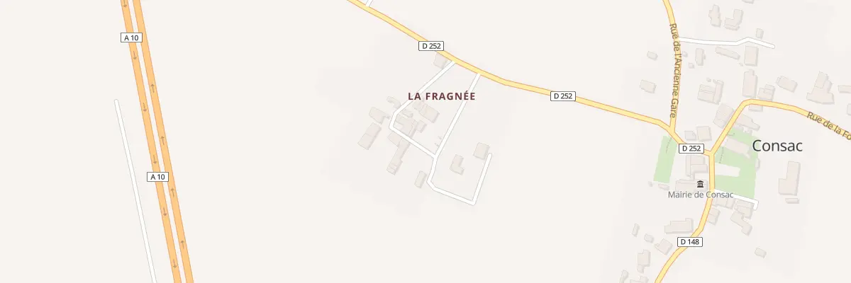 Plan du 8 La Fragnee à Consac