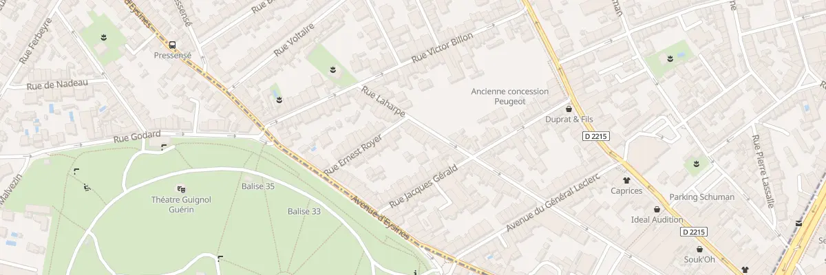 Plan du 104 Rue Laharpe au Bouscat