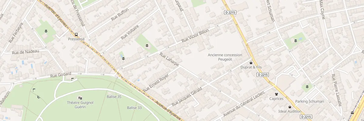 Plan du 105 Rue Laharpe au Bouscat