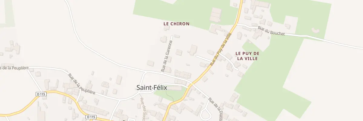 Plan du 6 Rue de la Garenne à Saint-Félix