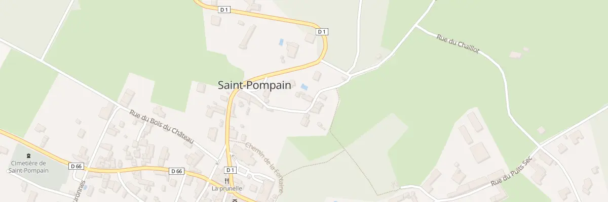 Plan du 1 Che de la Vallée à Saint-Pompain
