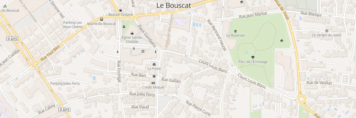 Plan du 9 Crs Louis Blanc au Bouscat