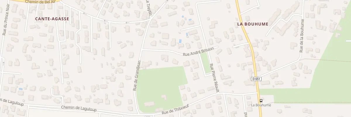 Plan du 5 Rue Andre Brisson à Léognan