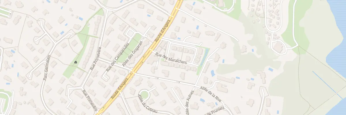 Plan du 25 Rue des Maraîchers à Bouchemaine