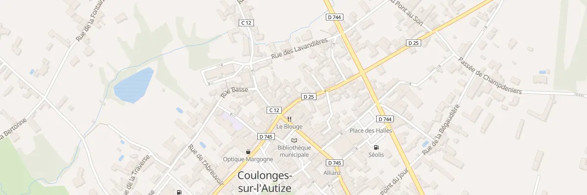 Plan du 5 Rue de Parthenay à Coulonges-sur-l’Autize