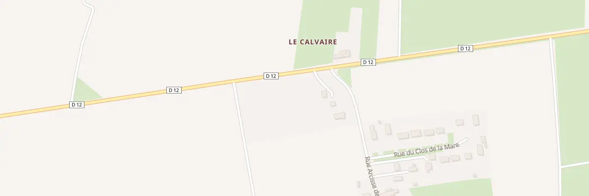 Plan du 5053 Le Calvaire au Manoir