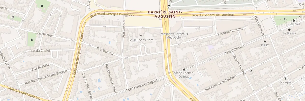 Plan du 7 Rue Berruer à Bordeaux