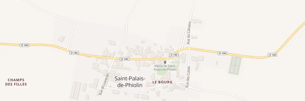 Plan du 26 Rue de Saintonge à Saint-Palais-de-Phiolin