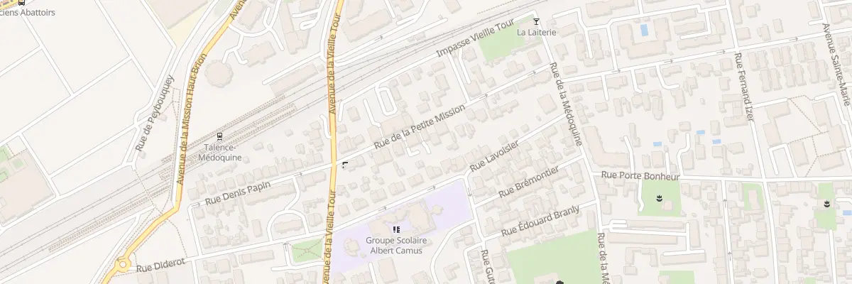Plan du 16 Rue Petite Mission à Talence