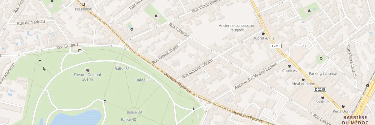 Plan du 51 Rue Jacques Gérald au Bouscat