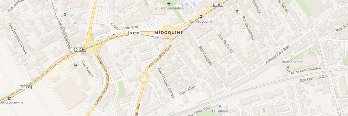 Plan du 7 Rue de la Medoquine à Talence