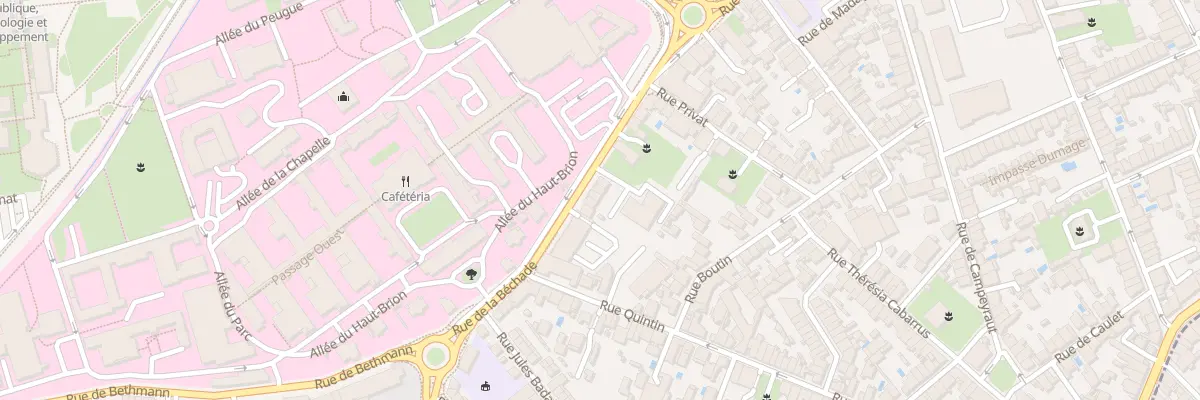 Plan du 88 Rue de la Béchade à Bordeaux