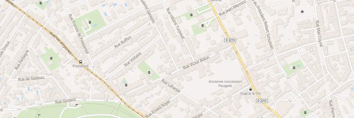 Plan du 5 Rue Gabriel Geneste au Bouscat