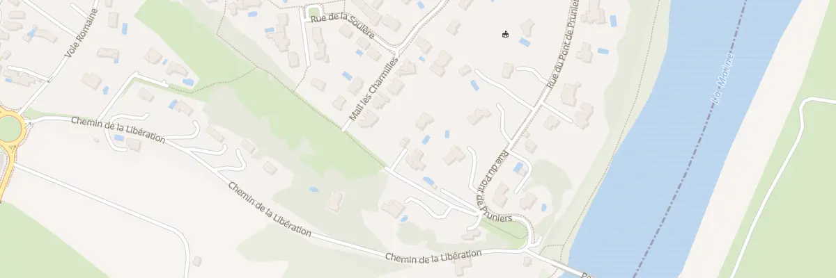 Plan du 1Q Rue du Pont de Pruniers à Bouchemaine