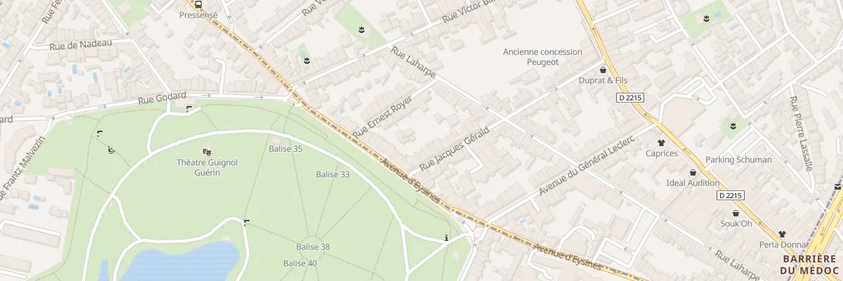Plan du 55 Rue Jacques Gérald au Bouscat