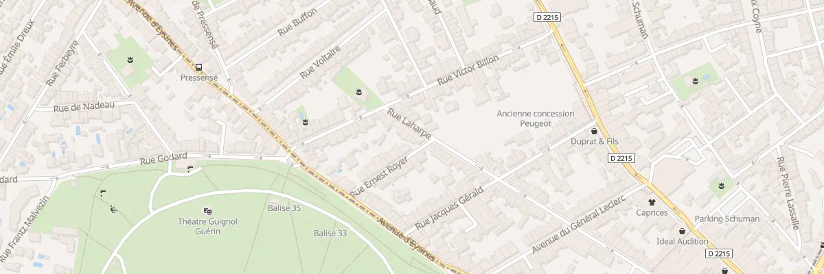 Plan du 112 Rue Laharpe au Bouscat